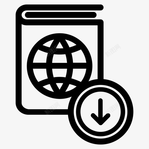 网络图书环球网络图标svg_新图网 https://ixintu.com 宇宙 环球 网络 网络图书下载