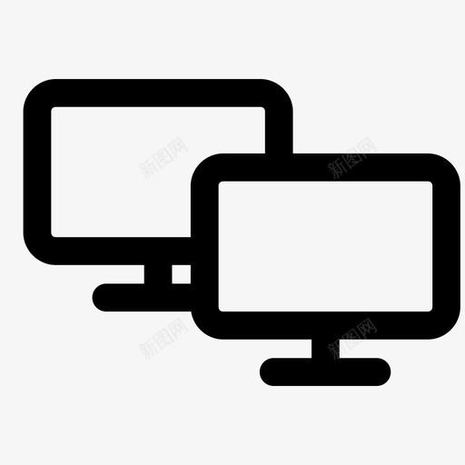 网络计算机计算机网络图标svg_新图网 https://ixintu.com 工作站 服务器 网络 计算机 计算机网络