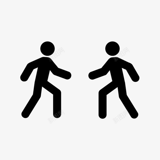 战斗拳击对抗图标svg_新图网 https://ixintu.com vs 准备好了 对抗 战斗 拳击