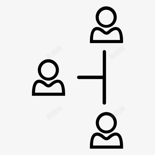 组织结构业务人员公司团队图标svg_新图网 https://ixintu.com 业务人员 公司团队 水平结构 等级 组织结构