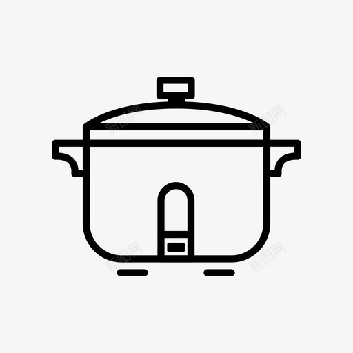 电饭煲食品02图标svg_新图网 https://ixintu.com 电饭煲 食品02