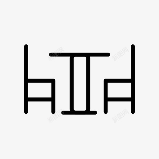 桌子家具图标svg_新图网 https://ixintu.com 家具 桌子