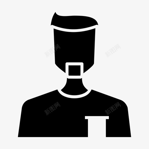 演员艺术家名人图标svg_新图网 https://ixintu.com 人 名人 模特 演员 艺术家 面孔