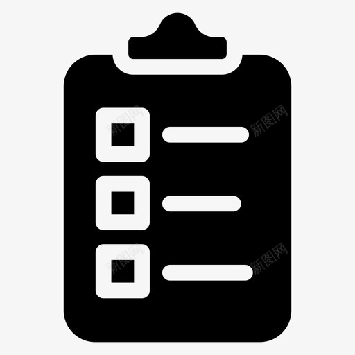 剪贴板项目符号列表报告图标svg_新图网 https://ixintu.com 剪贴板 医疗保健 报告 测试 项目符号列表