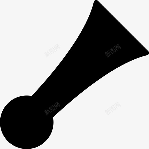 自行车喇叭安全图标svg_新图网 https://ixintu.com 安全图标 自行车喇叭