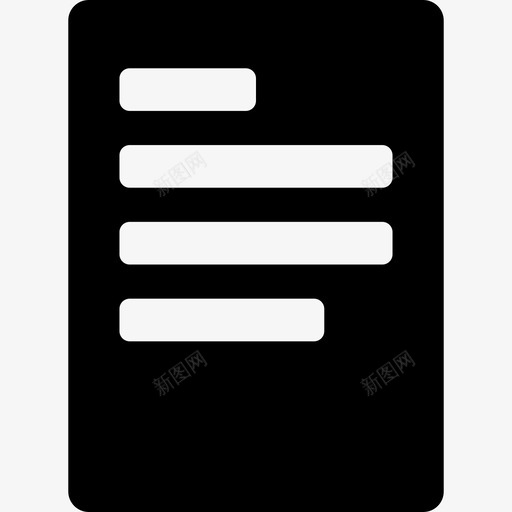 左对齐按钮基本ui填充图标svg_新图网 https://ixintu.com 基本ui 填充 左对齐按钮