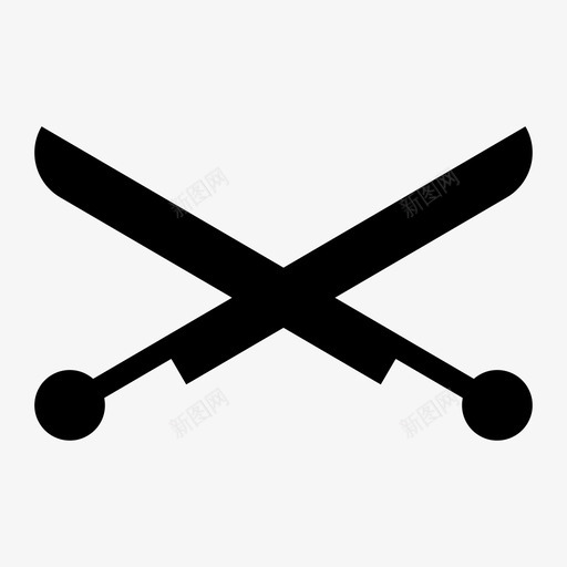 剑刀武器图标svg_新图网 https://ixintu.com 刀 剑 武器 海盗