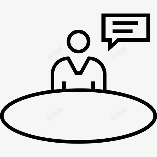 会议商务会议商人图标svg_新图网 https://ixintu.com 600金融平面线图标 会议 商人 商务会议 讨论
