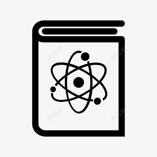 科学书原子核图标svg_新图网 https://ixintu.com sci书 原子 核 物理学 科学书