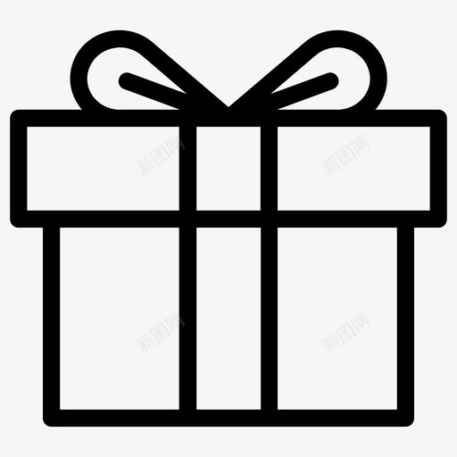 礼物周年纪念惊喜图标svg_新图网 https://ixintu.com 包装 周年纪念 惊喜 礼物