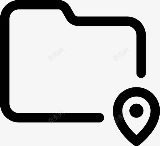 文件夹文档文件图标svg_新图网 https://ixintu.com pin 位置 地图 数字文件夹 文件 文件夹 文档