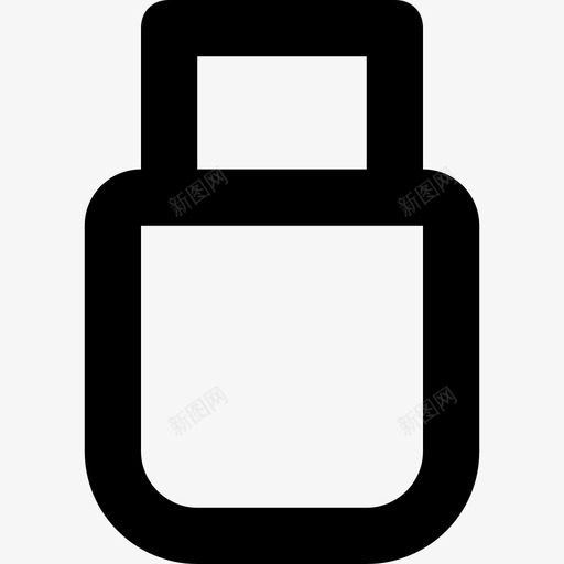 U盘记忆棒笔驱动图标svg_新图网 https://ixintu.com U盘 科技线图标 笔驱动 记忆棒