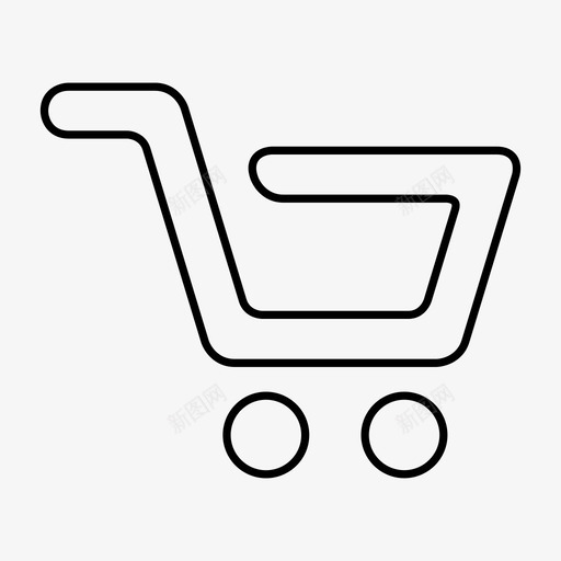 购物车商业电子商务图标svg_新图网 https://ixintu.com 商业 电子商务 符号 购物车