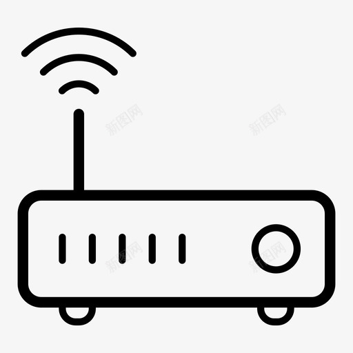 路由器互联网网络图标svg_新图网 https://ixintu.com wifi 互联网 无线 网络 计算机 路由器