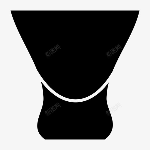玻璃杯饮料一杯水图标svg_新图网 https://ixintu.com 一杯水 水杯 玻璃杯 饮料