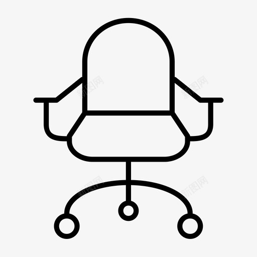 椅子电脑办公室图标svg_新图网 https://ixintu.com 办公室 工作 桌子 椅子 电脑