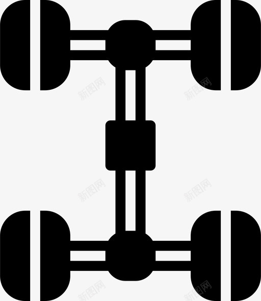 底盘汽车零件图标svg_新图网 https://ixintu.com smashicons汽车零件2实心 底盘 汽车 车辆 零件