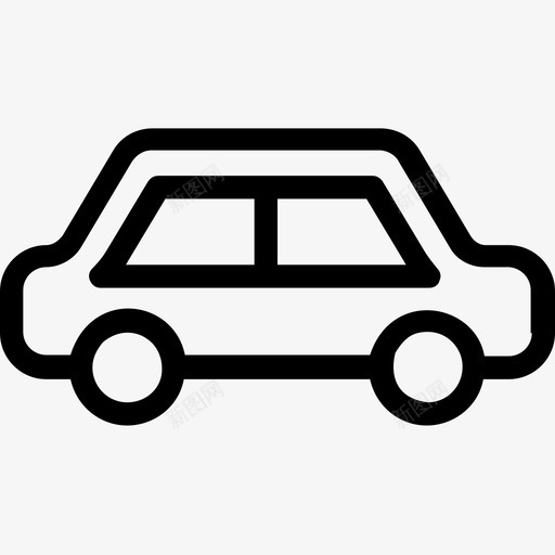 汽车出租车面包车图标svg_新图网 https://ixintu.com 出租车 汽车 科技路线图标 车辆 面包车