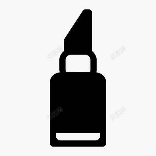 唇膏美容化妆品图标svg_新图网 https://ixintu.com 化妆品 唇膏 沙龙 美容