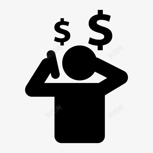 金钱对话现金交易图标svg_新图网 https://ixintu.com 交易 卖家 现金 购物 金钱对话
