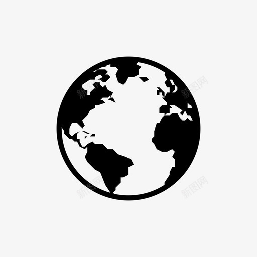 地球通讯稀薄图标svg_新图网 https://ixintu.com 地球 通讯稀薄