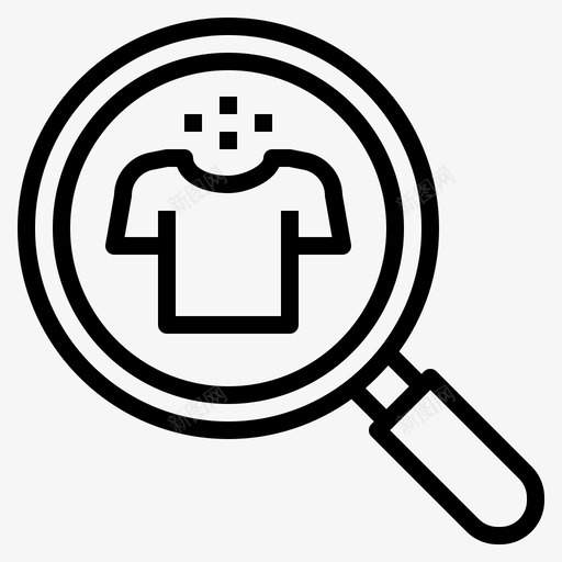 搜索项目项目观察图标svg_新图网 https://ixintu.com T恤 在线购物 扫描 搜索项目 观察 项目