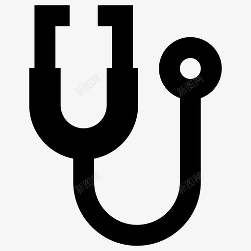 听诊器诊断保健图标svg_新图网 https://ixintu.com 保健 医疗保健 听诊器 诊断