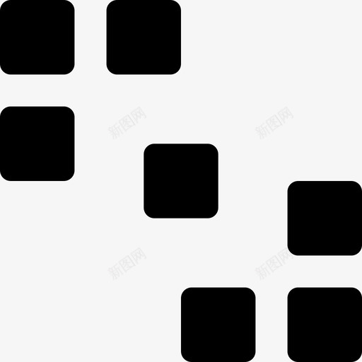 矩形箭头图案图标svg_新图网 https://ixintu.com 图案 填充形状图案 正方形 矩形 箭头 装饰
