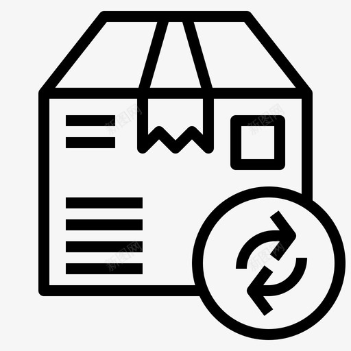 再订购换货产品图标svg_新图网 https://ixintu.com 产品 再订购 商务必备2 换货 退款 退货