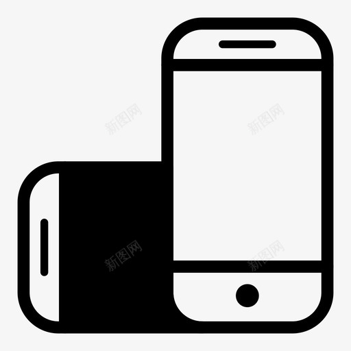 智能手机智能手机模型1图标svg_新图网 https://ixintu.com 智能手机 智能手机模型1