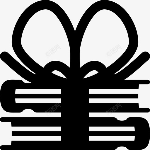 书籍礼物礼物阅读图标svg_新图网 https://ixintu.com 丝带 书籍礼物 礼物 美味的图书馆雕文 阅读