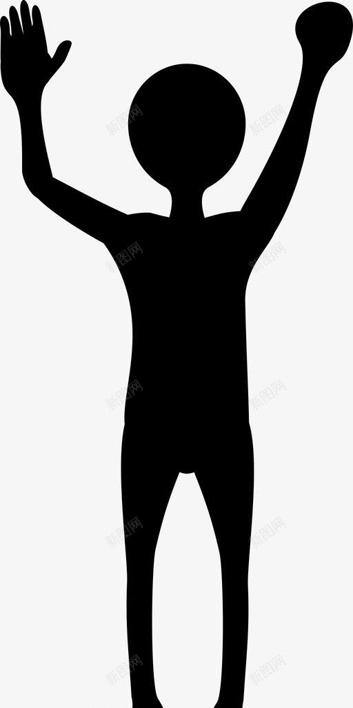 人物姿势使用者图标svg_新图网 https://ixintu.com 人物 使用者 姿势 小人物动作第1部分