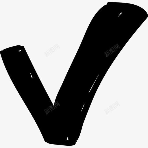 勾号界面手绘网络应用程序图标svg_新图网 https://ixintu.com 勾号 手绘网络应用程序 界面