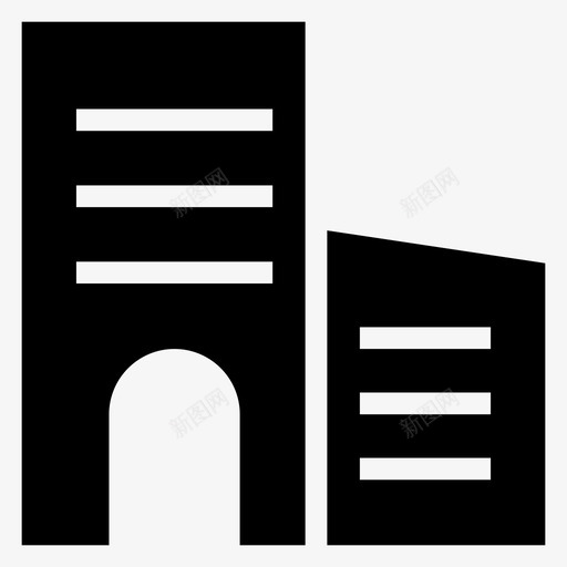 建筑咖啡馆商业图标svg_新图网 https://ixintu.com 咖啡馆 商业 地产 城镇 建筑 建筑房地产雕文图标