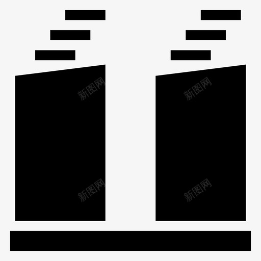 房地产建筑商业图标svg_新图网 https://ixintu.com 商业 城镇 工业 建筑 建筑房地产雕文图标 房地产