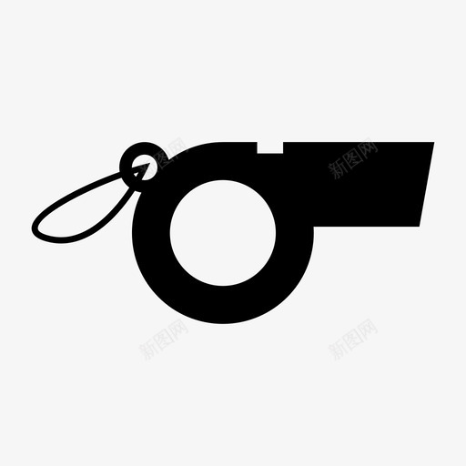 吹哨子吹犯规图标svg_新图网 https://ixintu.com 中场休息 吹 吹哨子 声音 犯规 运动