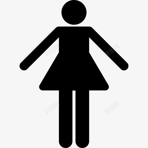 女性轮廓人物人物2图标svg_新图网 https://ixintu.com 人物 人物2 女性轮廓