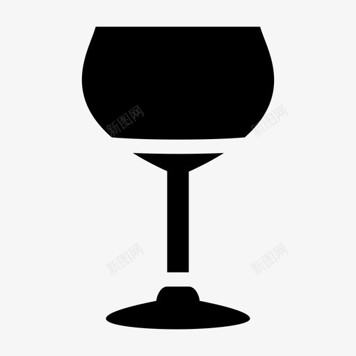 马提尼杯饮料鸡尾酒图标svg_新图网 https://ixintu.com 玻璃杯 饮料 马提尼杯 鸡尾酒