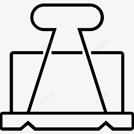 活页夹斗牛犬夹夹子夹图标svg_新图网 https://ixintu.com 600金融平面线图标 办公夹 夹子夹 斗牛犬夹 活页夹