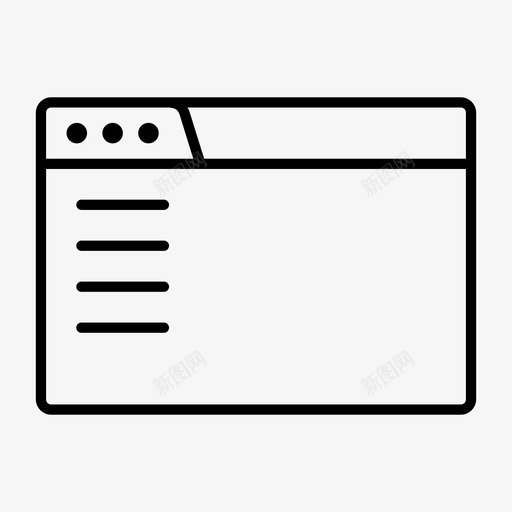 左侧导航浏览器左侧窗口图标svg_新图网 https://ixintu.com 可用性 左侧导航 左侧窗口 浏览器 网站