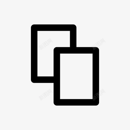 复制复制文件界面图标svg_新图网 https://ixintu.com web 复制 复制文件 用户界面 界面