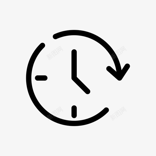 24小时闹钟时钟图标svg_新图网 https://ixintu.com 24小时 时钟 时间 电子商务 闹钟