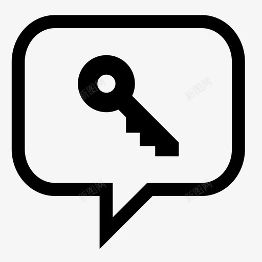 按键聊天泡泡说话图标svg_新图网 https://ixintu.com 按键聊天 泡泡 聊天 说话