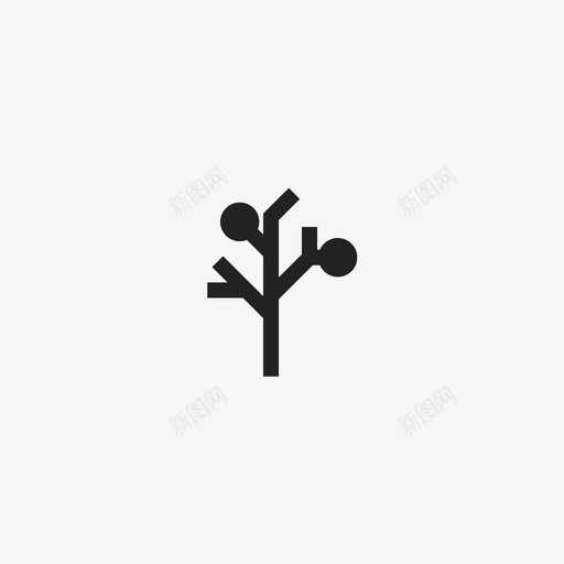 树几何图标svg_新图网 https://ixintu.com 几何 树
