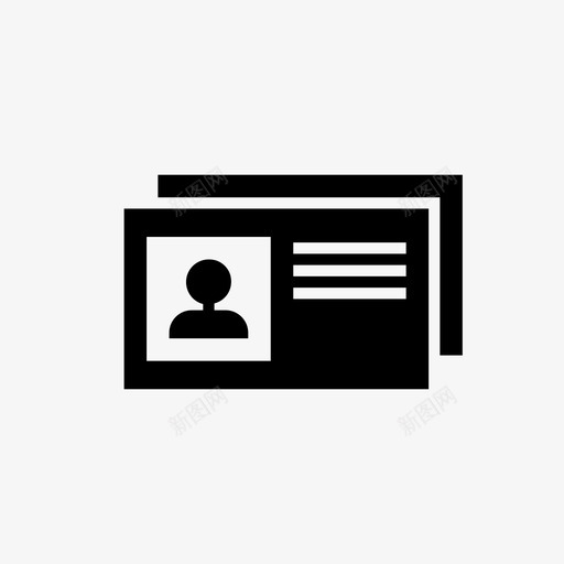 帐户详细信息图标svg_新图网 https://ixintu.com 帐户详细信息
