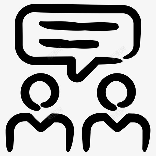 对话商务对话便利商务第二卷图标svg_新图网 https://ixintu.com 便利商务第二卷 商务对话 对话