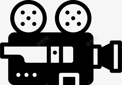 影音摄像图标svg_新图网 https://ixintu.com 影音 摄像
