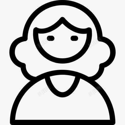 护士头像医生图标svg_新图网 https://ixintu.com 医生 医疗助理 医疗线图标 头像 女护士 护士