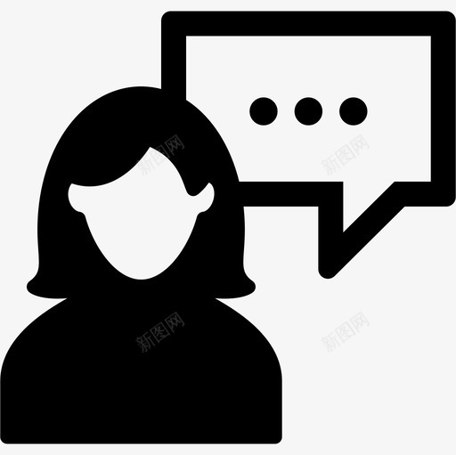 女人在说话伙计们图标svg_新图网 https://ixintu.com 伙计们 女人在说话