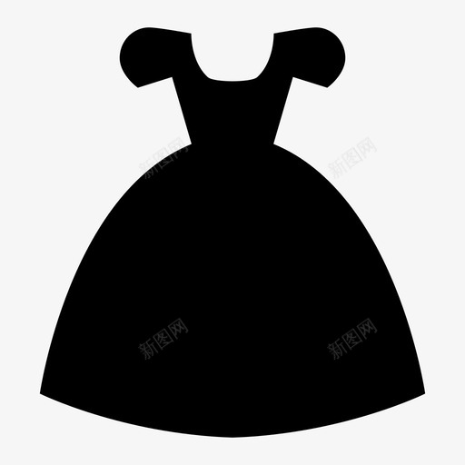 采购产品衣服衣服晚礼服图标svg_新图网 https://ixintu.com 婚纱 晚礼服 衣服 配件和衣服 采购产品衣服